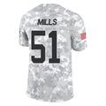 Kooe C.Panthers #51 Sam Mills Player Arctic Camo Salute to Service Limited Game Stitched Jerseys