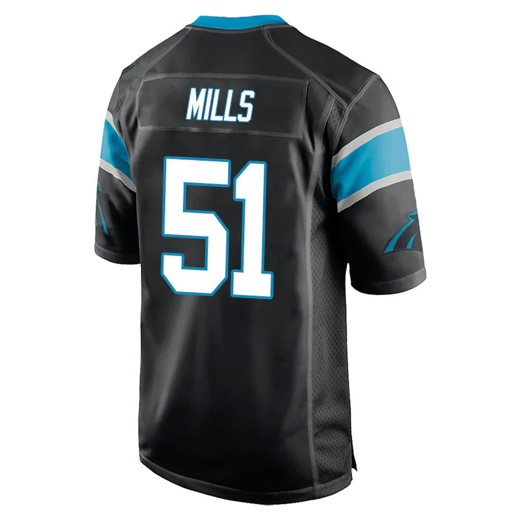 Kooe C.Panthers #51 Sam Mills Player Black Game Stitched Jerseys
