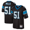 Kooe C.Panthers #51 Sam Mills Player Black Mitchell & Ness Legacy Replica Stitched Jerseys