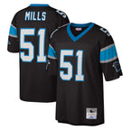 Kooe C.Panthers #51 Sam Mills Player Black Mitchell & Ness Legacy Replica Stitched Jerseys