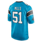 Kooe C.Panthers #51 Sam Mills Player Blue Game Stitched Jerseys
