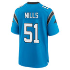Kooe C.Panthers #51 Sam Mills Player Blue Home Game Stitched Jerseys