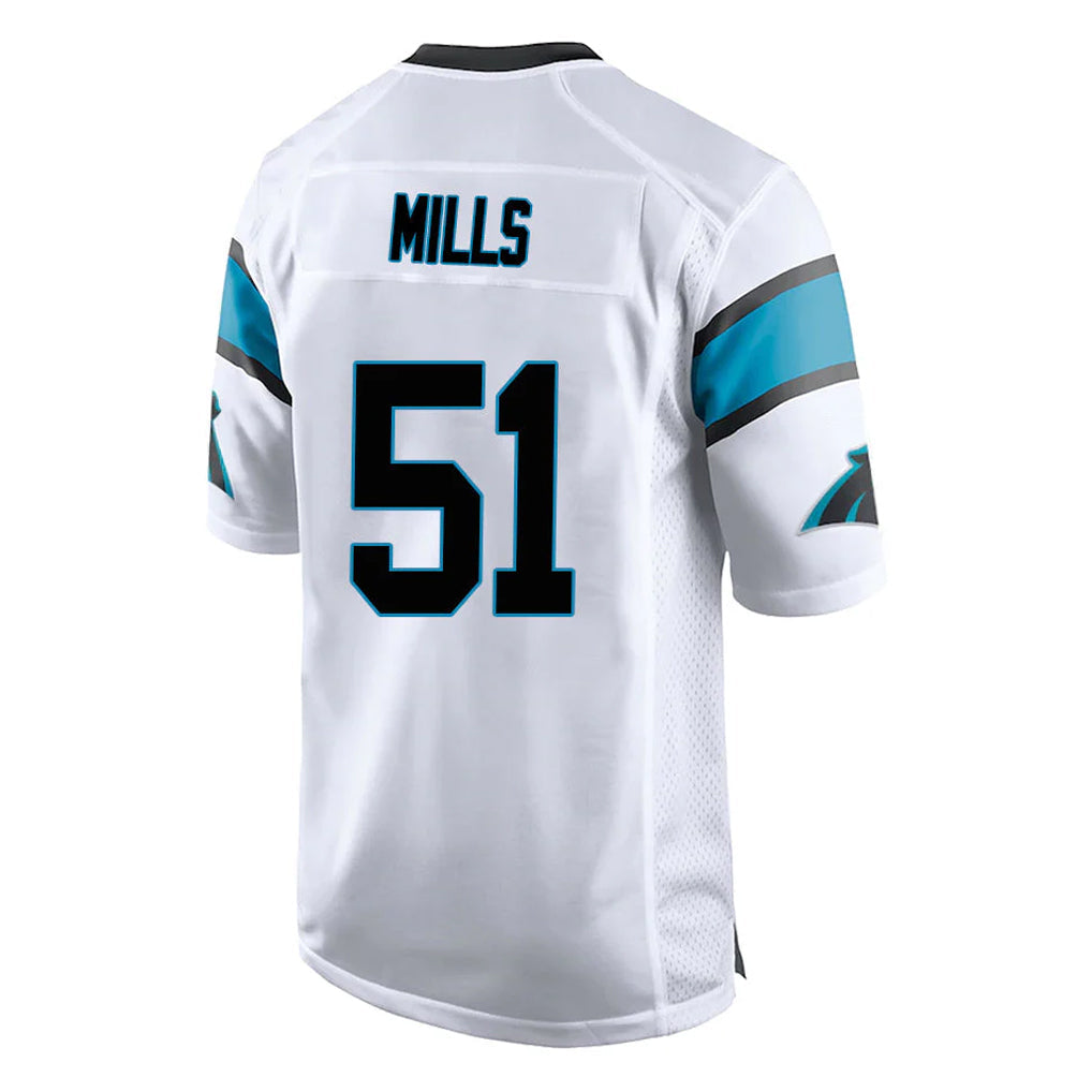 Kooe C.Panthers #51 Sam Mills Player White Game Stitched Jerseys