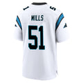 Kooe C.Panthers #51 Sam Mills Player White Home Game Stitched Jerseys