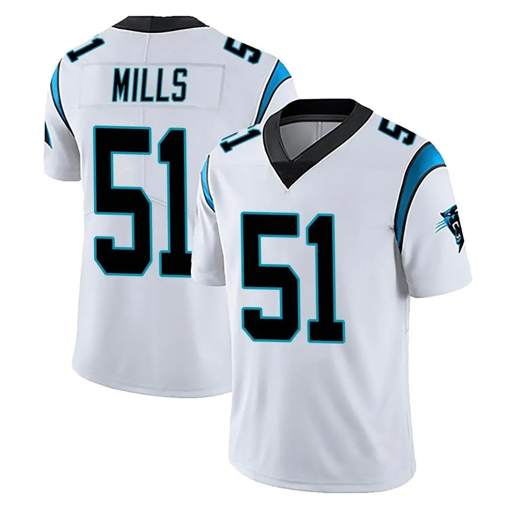 Kooe C.Panthers #51 Sam Mills Player White Vapor Untouchable Limited Game Stitched Jerseys