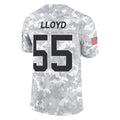 Kooe C.Panthers #55 Devin Lloyd Player Arctic Camo Salute to Service Limited Game Stitched Jerseys