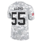 Kooe C.Panthers #55 Devin Lloyd Player Arctic Camo Salute to Service Limited Game Stitched Jerseys