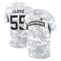 Kooe C.Panthers #55 Devin Lloyd Player Arctic Camo Salute to Service T-Shirt Hoodies Stitched Jerseys