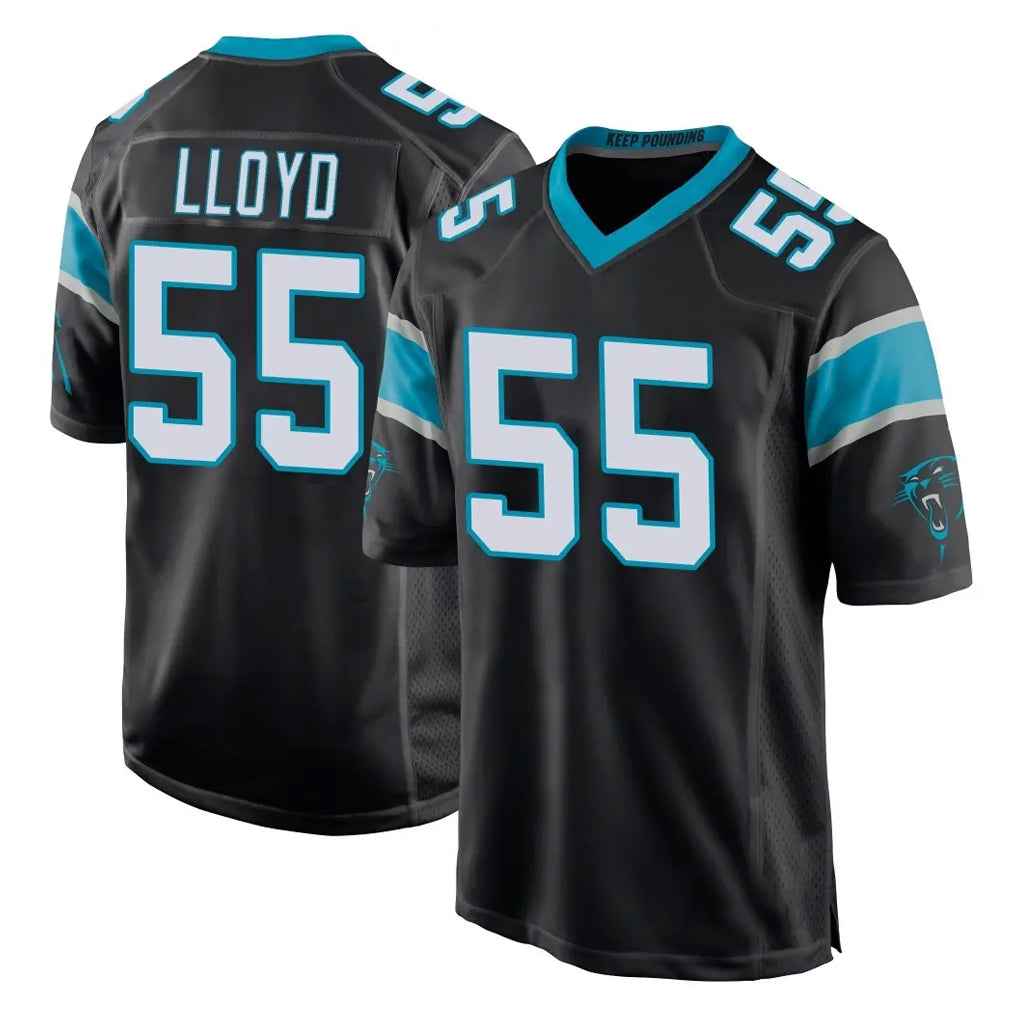 Kooe C.Panthers #55 Devin Lloyd Player Black Game Stitched Jerseys