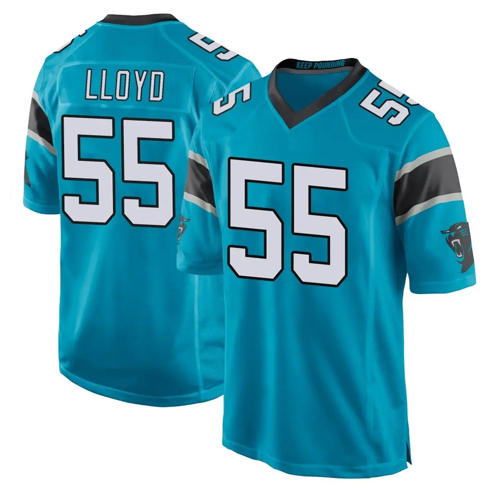 Kooe C.Panthers #55 Devin Lloyd Player Blue Game Stitched Jerseys