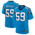 Kooe C.Panthers #59 Luke Kuechly Blue Retired Player Game Jersey Stitched American Stitched Jerseys