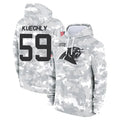 Kooe C.Panthers #59 Luke Kuechly Player Arctic Camo Salute to Service Hoodies Stitched Jerseys