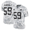 Kooe C.Panthers #59 Luke Kuechly Player Arctic Camo Salute to Service Limited Stitched Jerseys
