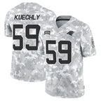 Kooe C.Panthers #59 Luke Kuechly Player Arctic Camo Salute to Service Limited Stitched Jerseys