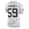 Kooe C.Panthers #59 Luke Kuechly Player Arctic Camo Salute to Service Limited Game Stitched Jerseys
