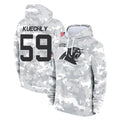 Kooe C.Panthers #59 Luke Kuechly Player Arctic Camo Salute to Service Pullover Hoodies Limited Game Stitched Jerseys
