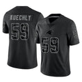 Kooe C.Panthers #59 Luke Kuechly Player Black Limited Reflective Game Stitched Jerseys