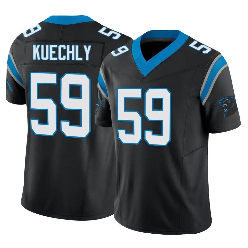 Kooe C.Panthers #59 Luke Kuechly Player Black Vapor F.U.S.E. Limited Home Game Stitched Jerseys
