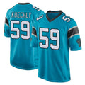 Kooe C.Panthers #59 Luke Kuechly Player Blue Game Stitched Jerseys
