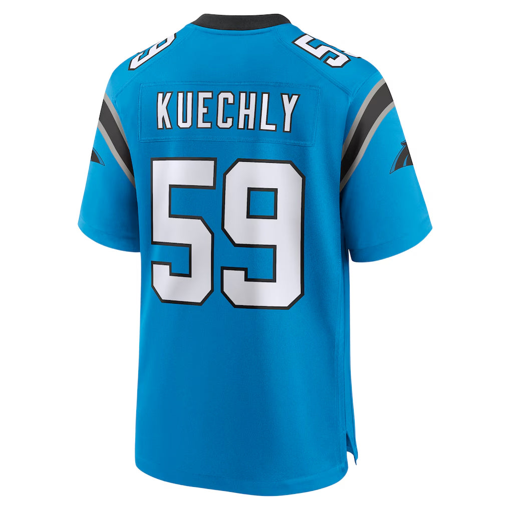 Kooe C.Panthers #59 Luke Kuechly Player Blue Home Game Stitched Jerseys
