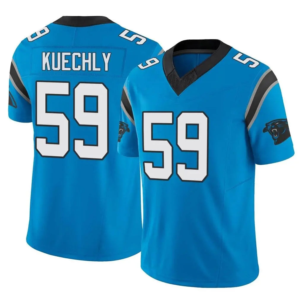 Kooe C.Panthers #59 Luke Kuechly Player Blue Vapor F.U.S.E. Limited Home Game Stitched Jerseys