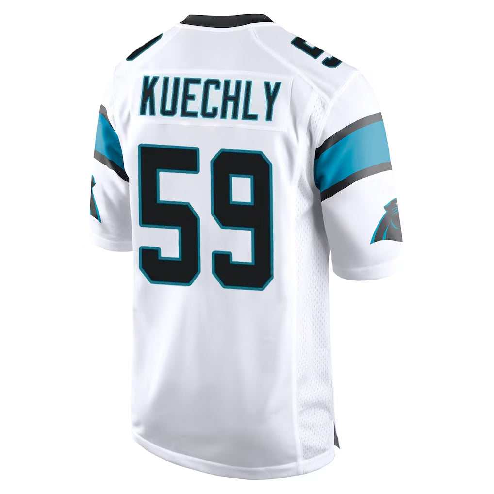 Kooe C.Panthers #59 Luke Kuechly Player White Game Stitched Jerseys
