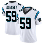 Kooe C.Panthers #59 Luke Kuechly Player White Vapor F.U.S.E. Limited Home Game Stitched Jerseys
