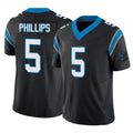 Kooe C.Panthers #5 Jaelan Phillips Player Black Vapor F.U.S.E. Limited Home Game Stitched Jerseys
