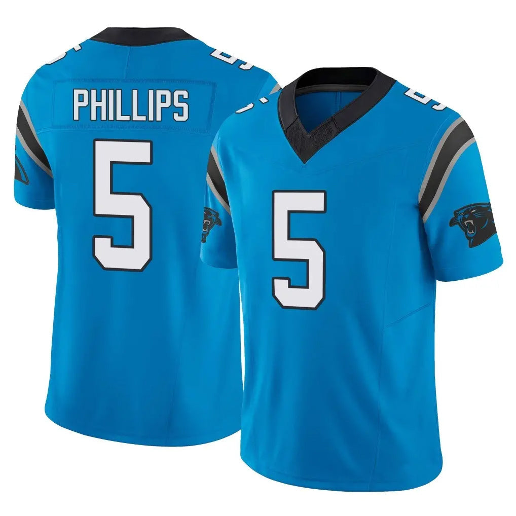 Kooe C.Panthers #5 Jaelan Phillips Player Blue Vapor F.U.S.E. Limited Home Game Stitched Jerseys