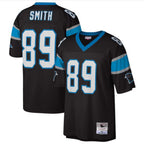Kooe C.Panthers #89 Steve Smith Black Legacy Replica Jersey American Stitched Jerseys