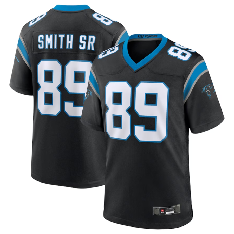 Kooe C.Panthers #89 Steve Smith Sr. Black Retired Player Game Stitched Jerseys