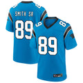 Kooe C.Panthers #89 Steve Smith Sr Player Blue Home Game Stitched Jerseys