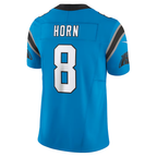 Kooe C.Panthers #8 Jaycee Horn Blue Vapor F.U.S.E. Limited Stitched Jerseys