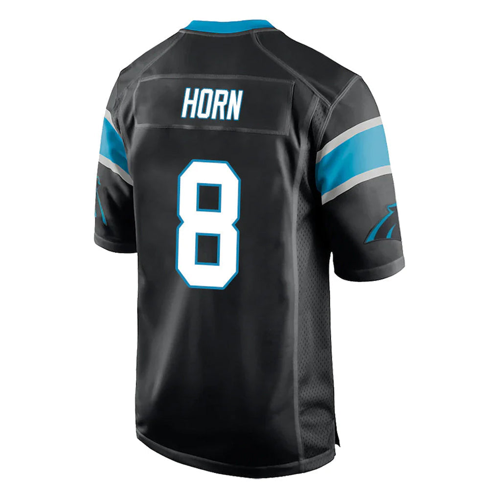 Kooe C.Panthers #8 Jaycee Horn Player Black Game Stitched Jerseys