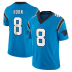 Kooe C.Panthers #8 Jaycee Horn Player Blue Vapor F.U.S.E. Limited Home Game Stitched Jerseys
