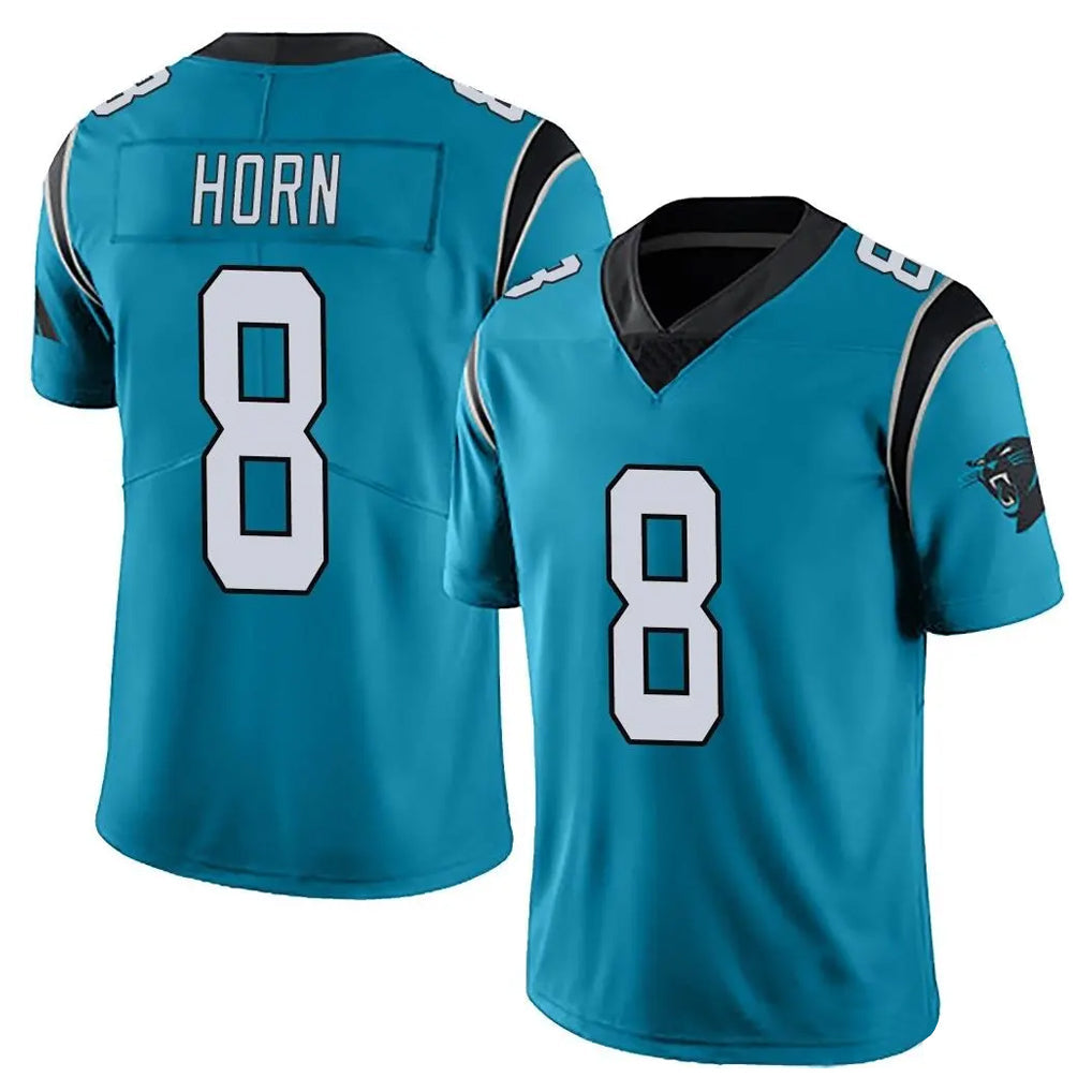 Kooe C.Panthers #8 Jaycee Horn Player Blue Vapor Untouchable Limited Game Stitched Jerseys