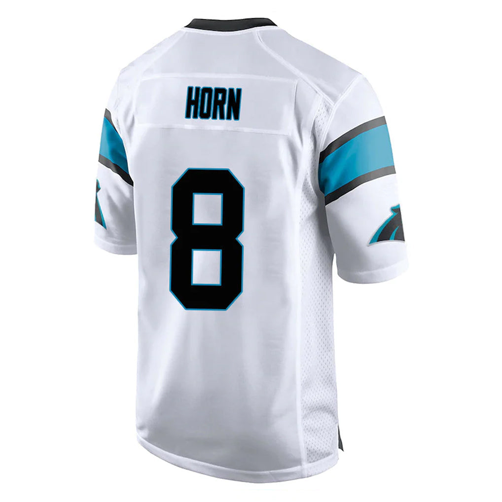 Kooe C.Panthers #8 Jaycee Horn Player White Game Stitched Jerseys