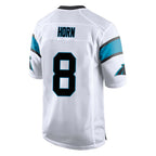 Kooe C.Panthers #8 Jaycee Horn Player White Game Stitched Jerseys