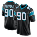 Kooe C.Panthers #90 Julius Peppers Player Black Game Stitched Jerseys