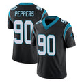 Kooe C.Panthers #90 Julius Peppers Player Black Vapor Untouchable Limited Game Stitched Jerseys