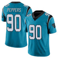 Kooe C.Panthers #90 Julius Peppers Player Blue Vapor Untouchable Limited Game Stitched Jerseys