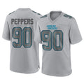 Kooe C.Panthers #90 Julius Peppers Player Gray Atmosphere Fashion Game Stitched Jerseys