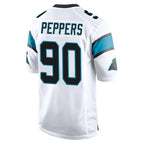 Kooe C.Panthers #90 Julius Peppers Player White Game Stitched Jerseys