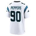 Kooe C.Panthers #90 Julius Peppers Player White Home Game Stitched Jerseys