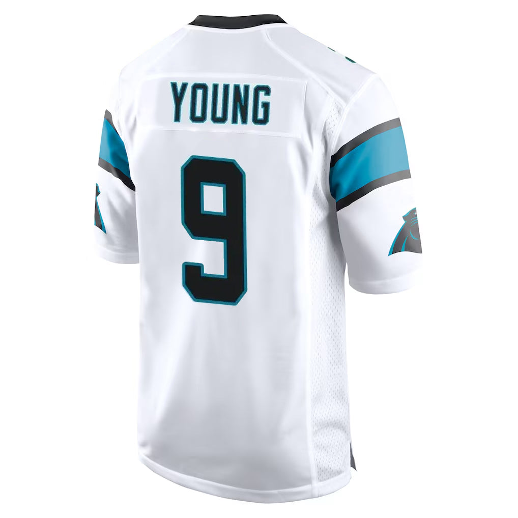 Kooe C.Panthers #9 Bryce Young Player White Game Stitched Jerseys
