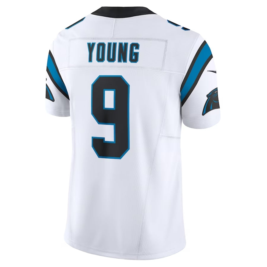 Kooe C.Panthers #9 Bryce Young Vapor F.U.S.E. Limited Stitched Jerseys