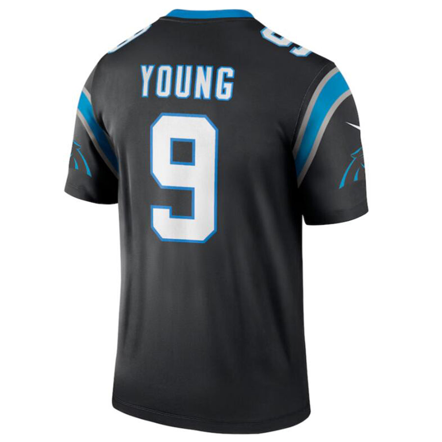 Kooe C.Panthers #9 Bryce Young Black Legend Jersey American Stitched Jersey