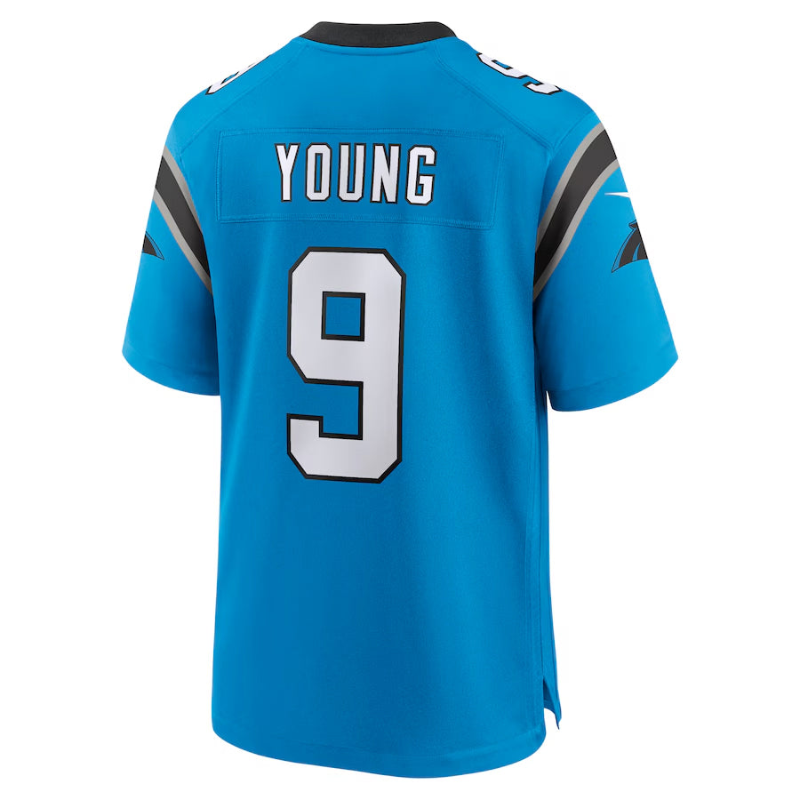 Kooe C.Panthers #9 Bryce Young Player Blue Home Game Stitched Jerseys