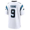 Kooe C.Panthers #9 Bryce Young Player White Home Game  Stitched Jerseys