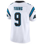 Kooe C.Panthers #9 Bryce Young White Vapor F.U.S.E. Limited Jersey American Stitched Jerseys